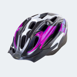 Casco da bicicletta rosa