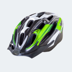 Casco da bicicletta verde